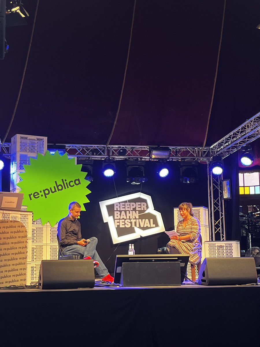 TobiSchlegl's tweet photo. Danke @republica . Wie gut, dass ich über mehr gesellschaftliches Engagement sprechen durfte🙏 I‘ll be back. #rpRBF https://t.co/kg736Fc2la