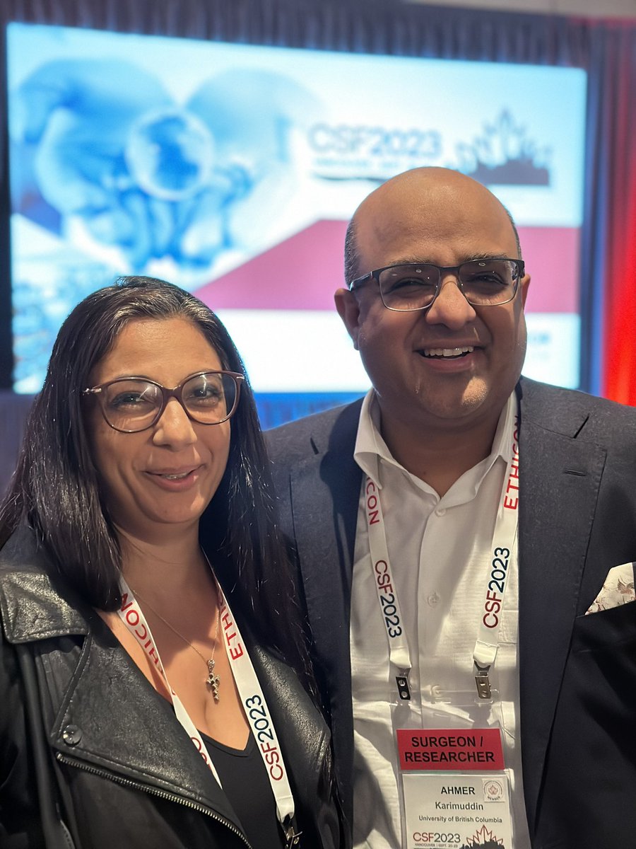 Ahmer Karimuddin (@ahmerkarimuddin) on Twitter photo What a privilege to chair the #CSF2023 Program Cmte with the brilliant <a href="/BoutrosMarylise/">Marylise Boutros</a>! A great meeting highlighting the best of Canadian Surgery! <a href="/CAGS_ACCG/">Cdn General Surgeons</a> What a privilege to chair the #CSF2023 Program Cmte with the brilliant <a href="/BoutrosMarylise/">Marylise Boutros</a>! A great meeting highlighting the best of Canadian Surgery! <a href="/CAGS_ACCG/">Cdn General Surgeons</a>