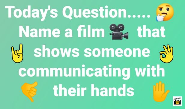 Today (Sep 23) is #InternationalDayOfSignLanguages 
There are around 72 million deaf individuals in the world with over 300 distinct sign languages used. Today raises awareness of the importance of sign language and it's use to communicate.
#QuirkyFilmQuestion #FilmX  📽️ 🎬