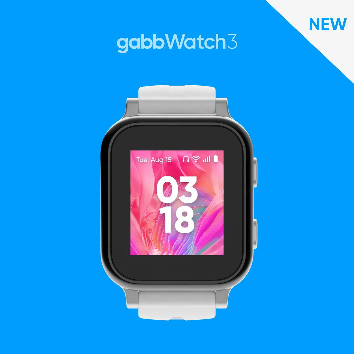 Have you seen the new Gabb Watch 3? buff.ly/48nBr7p #OnlineSafety #GabbWatch #KidsPhone