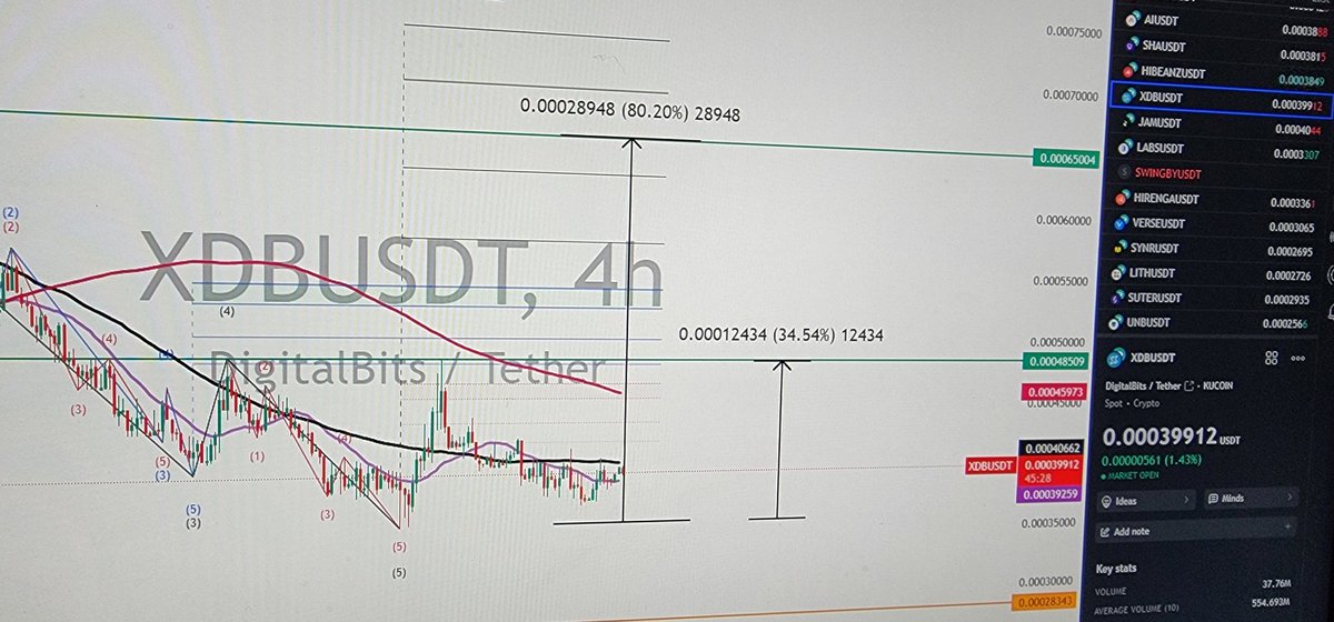 tigermk_nft's tweet image. $XDB #DigitalBits Round 2 of this pump is about to happen