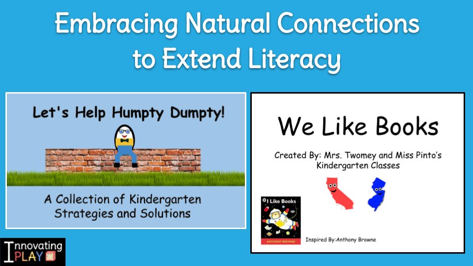Embracing Natural Connections to Extend Literacy
innovatingplay.world/post64/

#InnovatingPlay #gafe4littles #edchat #ecechat #kinderchat #prek #1stchat #2ndchat #TwitterEDU #NCTE #academictwitter #pedagogy #ECE #instantrelevance #elachat #literacy