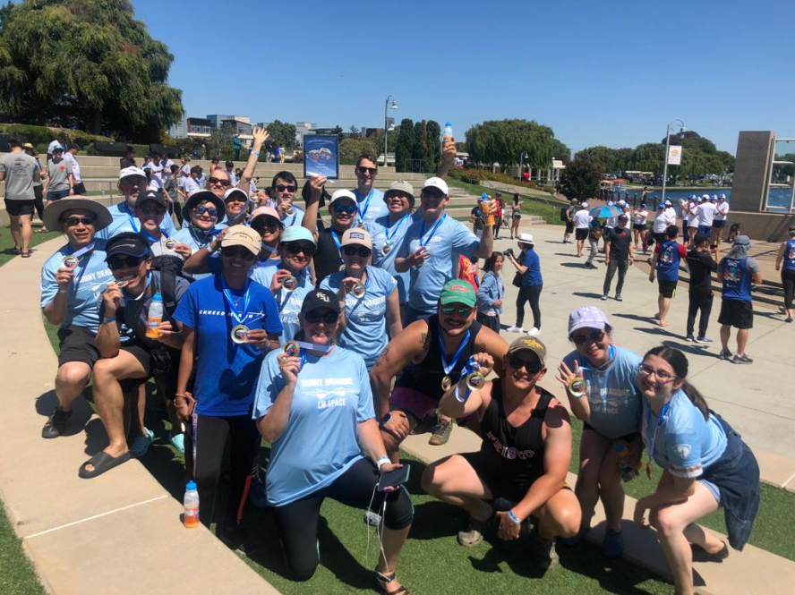 MaryVincent's tweet photo. 1st place Dragon Boat Corporate Race group B for LM Space from a few weeks ago! https://t.co/tKV4GUjggj