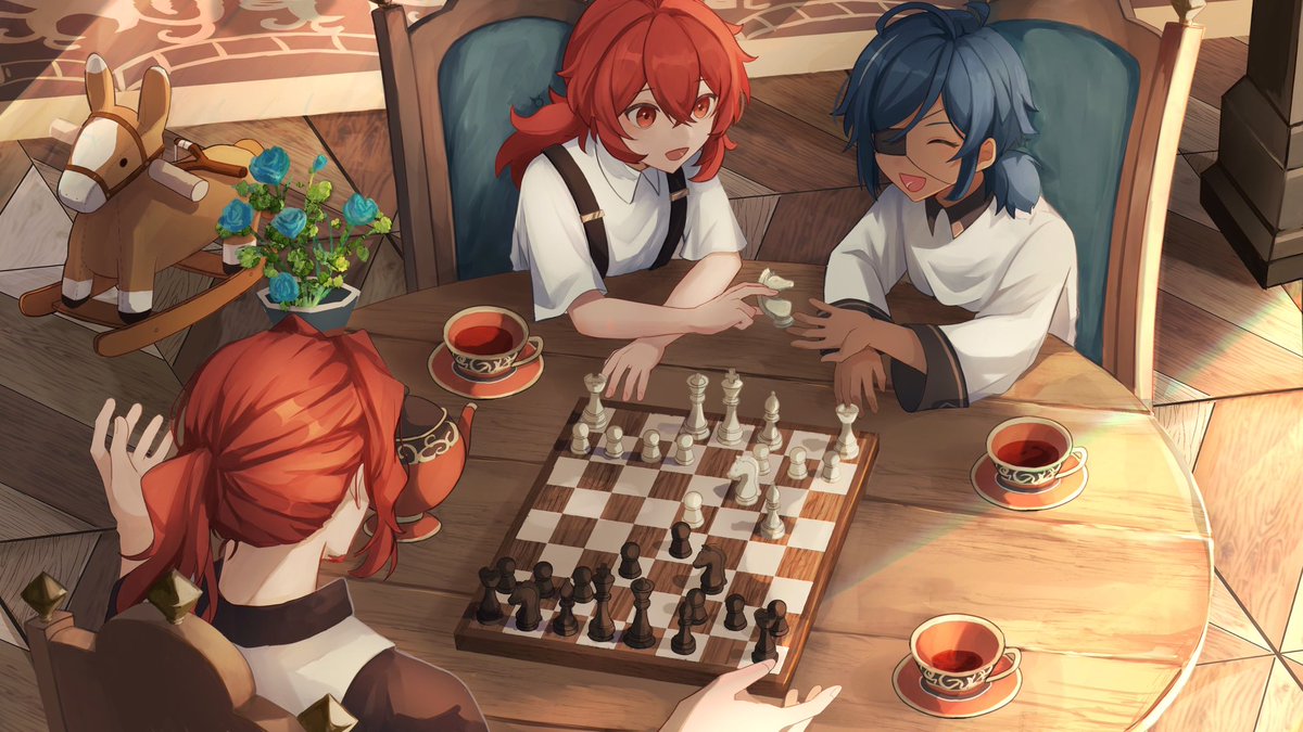 HoYoFairにてStories Because of You内のラグヴィンド家にて参加させていただきました！
幼少期のディルックとガイア描くことができて楽しかったです！

<a href="/HoYoFair_0/">HoYoFair</a>
#HoYoFair2023 #HoYoFair #GenshinImpact