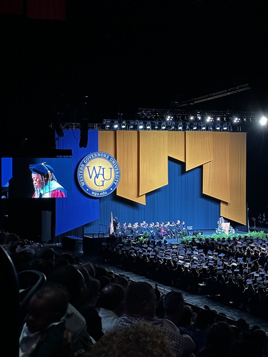 “Do not stop believing in your purpose… your next dream must be bigger, your next dream must be bolder… the world needs your dream to be bolder…!” -Dr. KaMarie Yowell, Chief Diversity Equity and Inclusion Officer, <a href="/RocketCompanies/">Rocket Companies</a> and today’s WGU Commencement Speaker