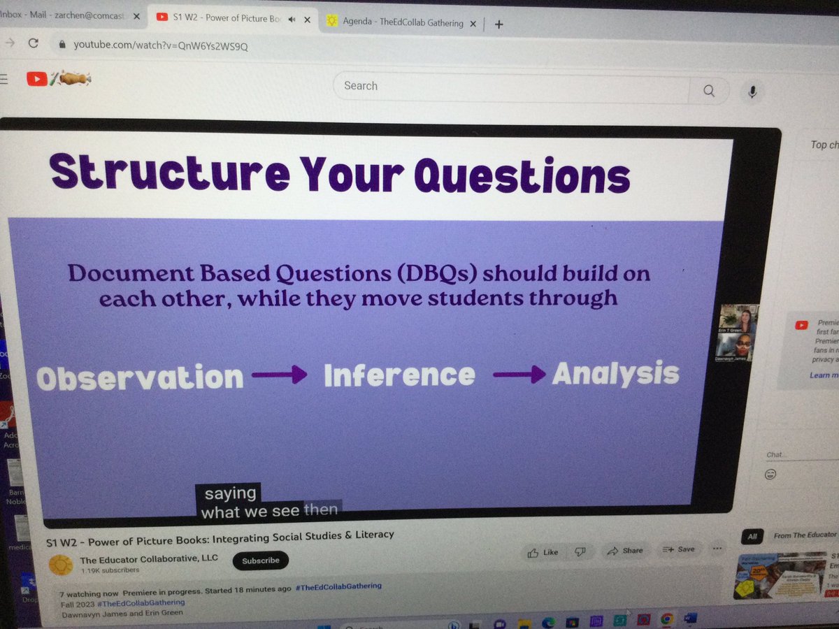 JanetZarchen's tweet photo. #theedcollabgathering #theedcollab @queendomteachin @ErinTGreen Structure the questions to support student learning. So important! https://t.co/9ut1Bsytvm