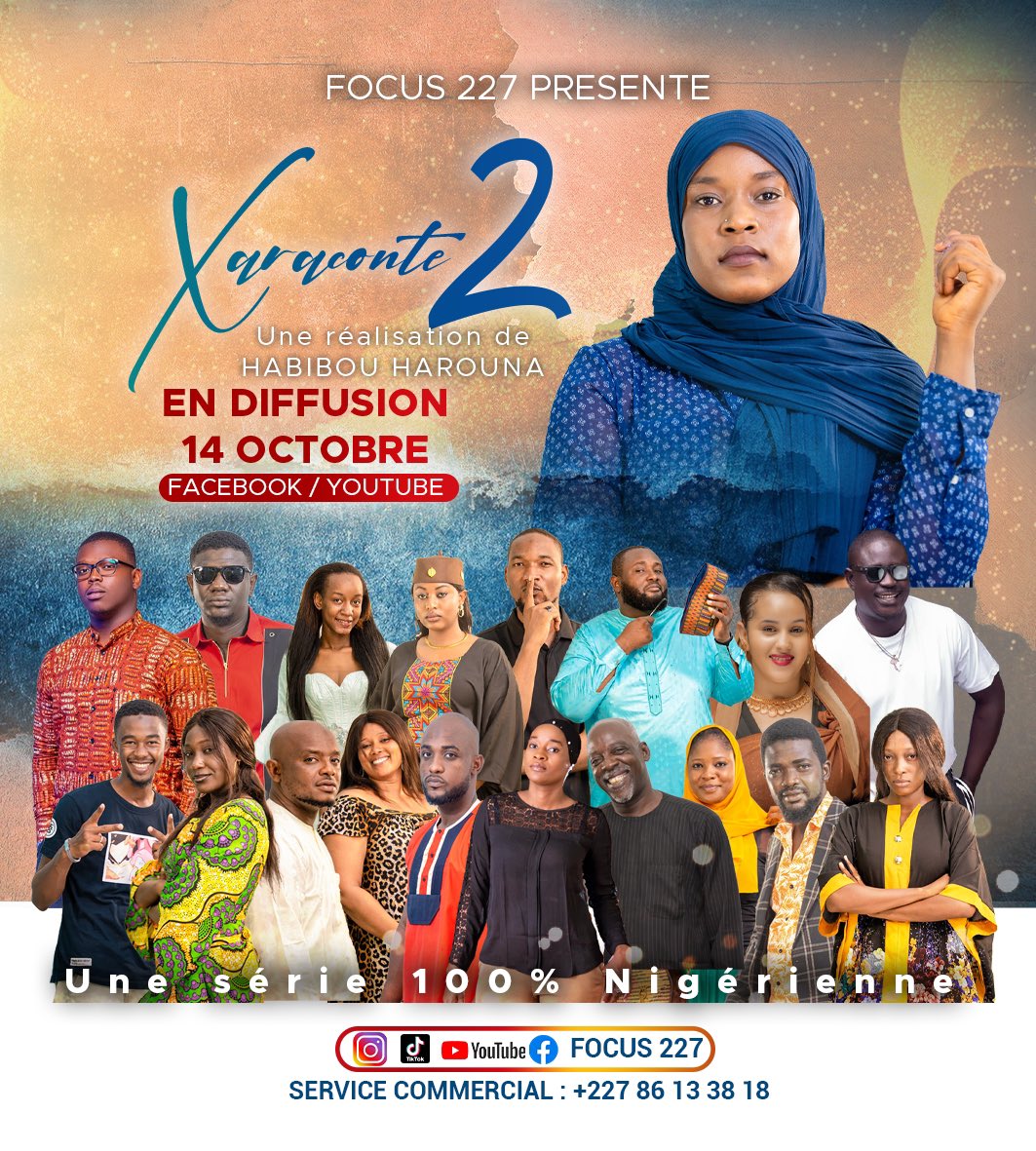 227Focus's tweet photo. Bien, le 14 Octobre. C’est la date à retenir pour l’ULTIME saison de votre série XARACONTE.  un casting enrichi par l’arrivée de nouveaux acteurs mais pas que… La old school de la saison précédente est aussi présente a 100% pour vous faire vivre de bons moments pendant 26 Ep https://t.co/fQK6atxaRN