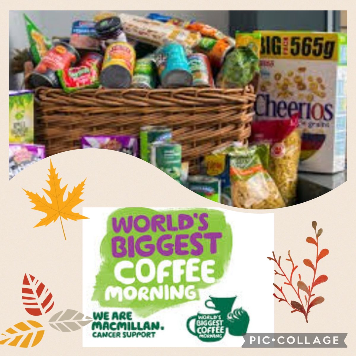 OLWSchool's tweet photo. REMINDERS: 1.Don't forget to send in your Harvest food donations by Friday! 
2. We are holding our Macmillan Coffee morning on Friday 29th at 10.15am in the Key Stage 1 hall. Please join us for coffee and cake. (Cake donations also welcome) https://t.co/NPCVRjUphU