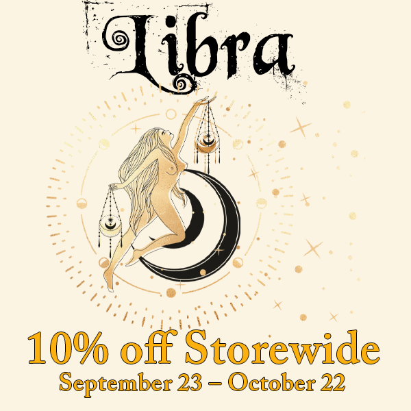 ShopExit9's tweet image. Libras, your constant search for balance and justice pushes our world towards more harmony and peace.  Keep using your vast stores of charm, frankness and persuasion for good. 

Be decisive! Take advantage of your 10% off all season long, store wide, before it's too late! #libra