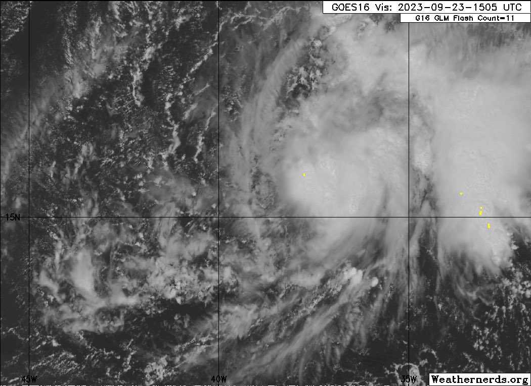 WillWeatherRVA's tweet photo. Meanwhile, TD #17L has formed in the eastern tropical Atlantic. It is likely to become a tropical storm (next name is #Philippe), but should remain far from any land areas. https://t.co/09AebpEAUw