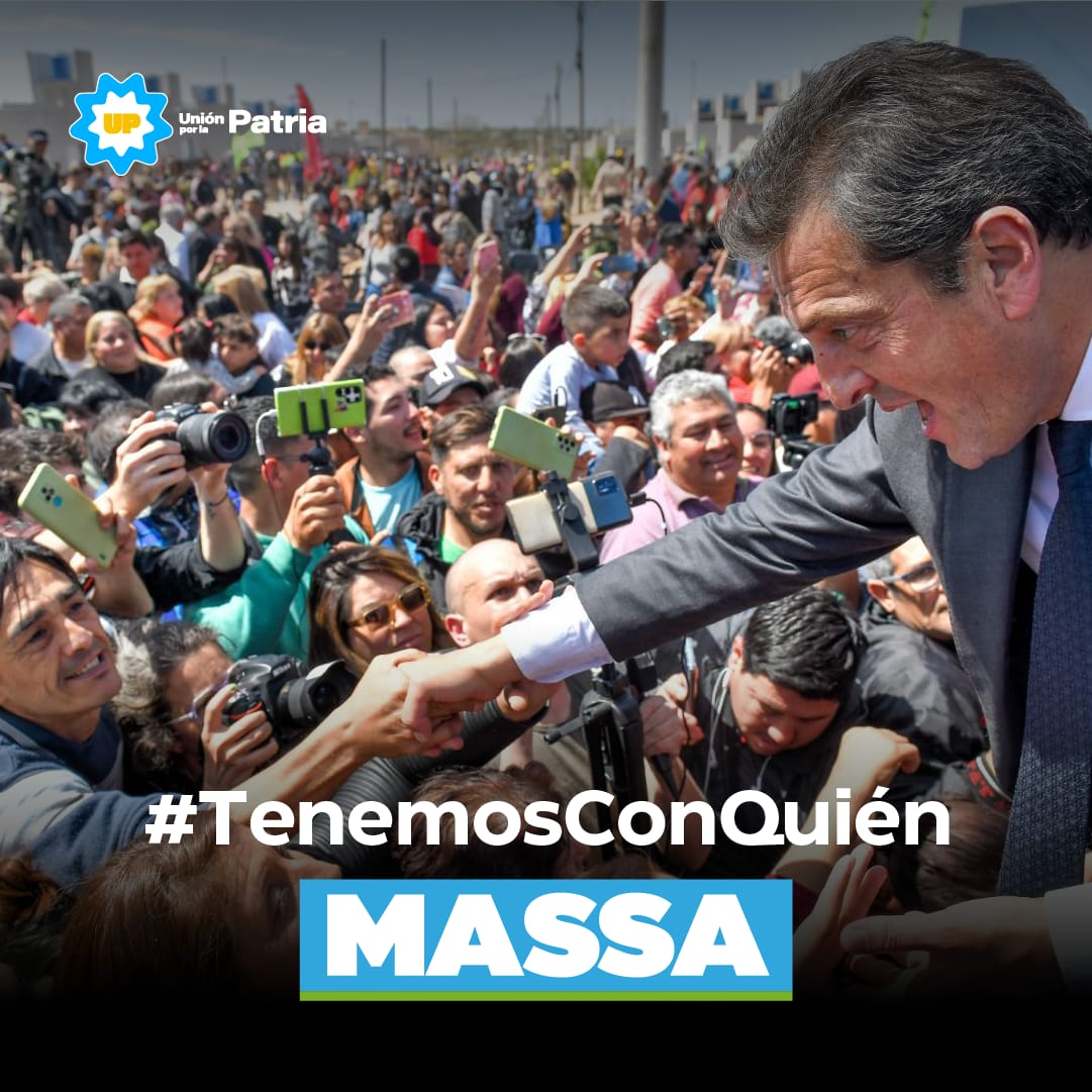 🇦🇷  TENEMOS CON QUIÉN / MASSA PRESIDENTE 🇦🇷 
✅ » Tenemos científicos, hospitales, educación pública, vacunas, satélites, litio, gas y petróleo. Tenemos una patria hermosa. 🇦🇷 
 
✅ » Tenemos a Sergio Massa que no tenía por qué y, teniendo la deuda más grande que un país contrajo