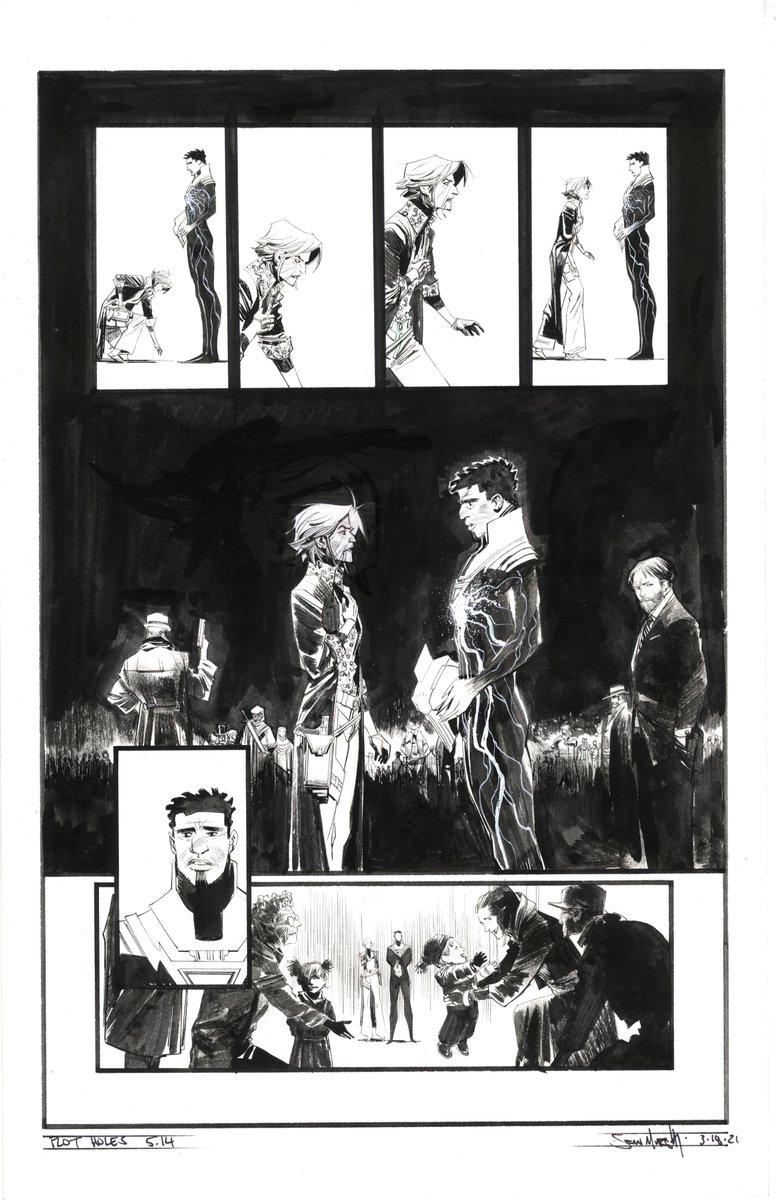 We just added our LAST TWO available Plot Holes pages to the site: seanmurphyart.bigcartel.com