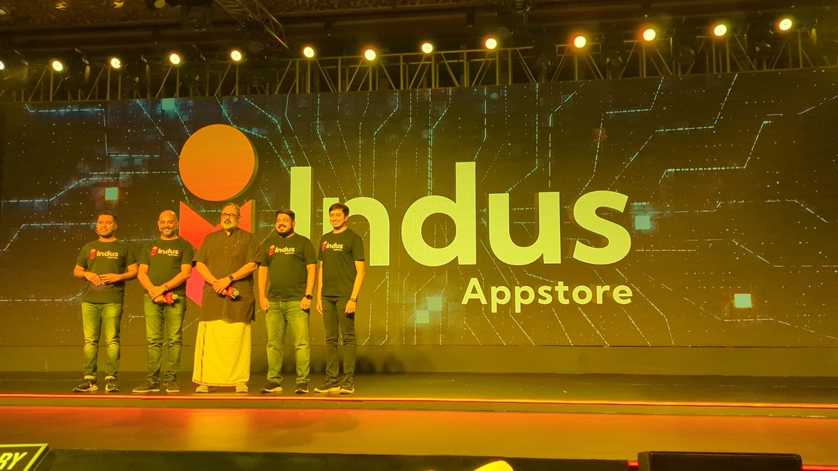 PhonePe's tweet photo. What an exciting day! 
The big unveil of @IndusAppstore - India ka Appstore.   

Developers seize this opportunity.
The Developer Platform is live, hurry up and
sign up now ➡️➡️ https://t.co/pdiYup3Daw 

@_TechSparks @YourStoryCo #IndusAppstore 

It's a wrap. https://t.co/zNMVCcuYpX