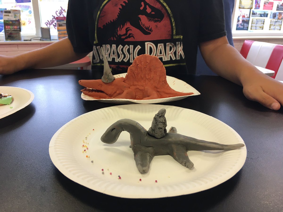 Socops_Exeter's tweet photo. Clay dinosaur creations from this morning at SOCOPS! 🦖🎨 https://t.co/9Pn2254vhU