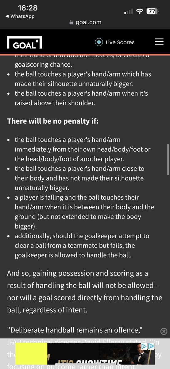 Can someone please explain what the point of VAR?! The law of the game literally says no penalty if the ball touches a players hand/arm immediately from their own head/body/foot. 

Another pathetic decision.