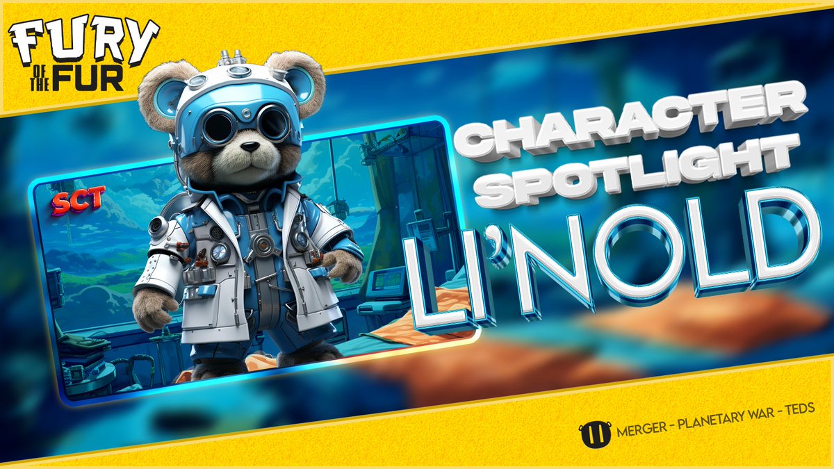 War and good health are incompatible..
Li'Nold bursts into the scene as the Head of Research for the Fury Teds trying to figure out how to heal BEFORE it's needed

Li'Nold enters the #PlanetaryWar

🌟Rarity: SR-UR
📈Max Level: 100
🔶A major focus on DEF stats with his Super ATK