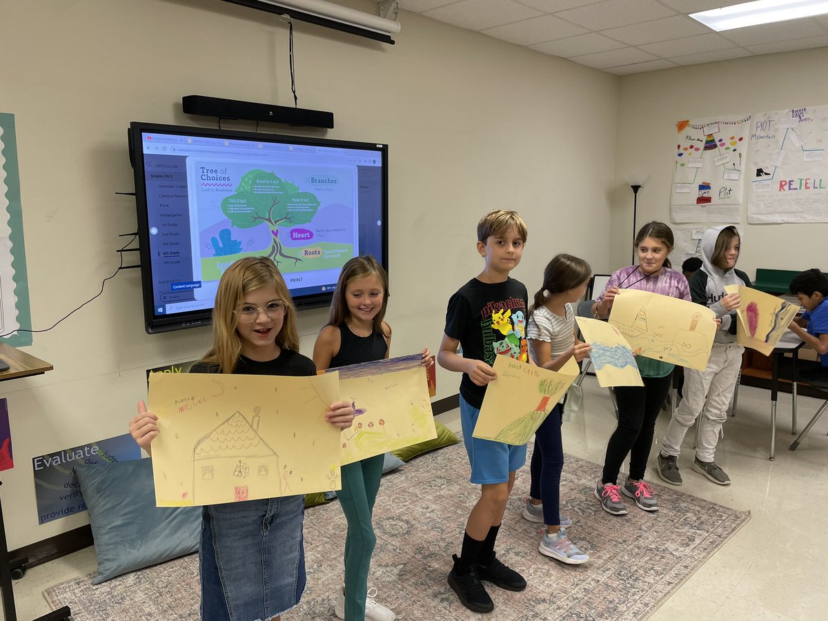 MrsPasketArt's tweet photo. We are focusing on cooperation in Connect. Our 2nd-4th graders are having so much fun with cooperative drawing based on The Crayon Box that Talked! #SELmatters @ParkwayBulldogs #MPESleadstheway https://t.co/gvwERg8ebN
