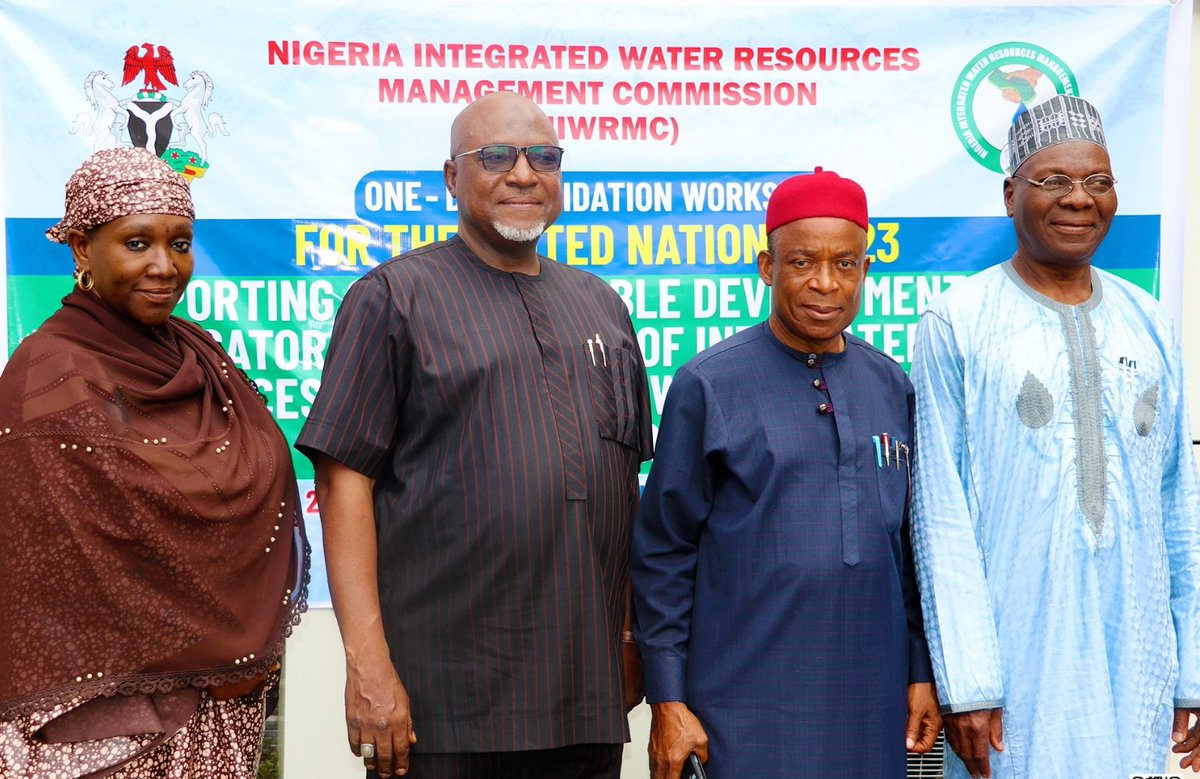 ubmagashi's tweet photo. I participated in the One -Day Validation Workshop for the United Nations 2023 Reporting on Sustainable Development Goal Indicator 6:5:1 - Degree of Integrated Water Resources Management (IWRM) Implementation in Nigeria, held on Wed, 20th September 2023 in Abuja @Temple_Oraeki https://t.co/hwe9sXczPW