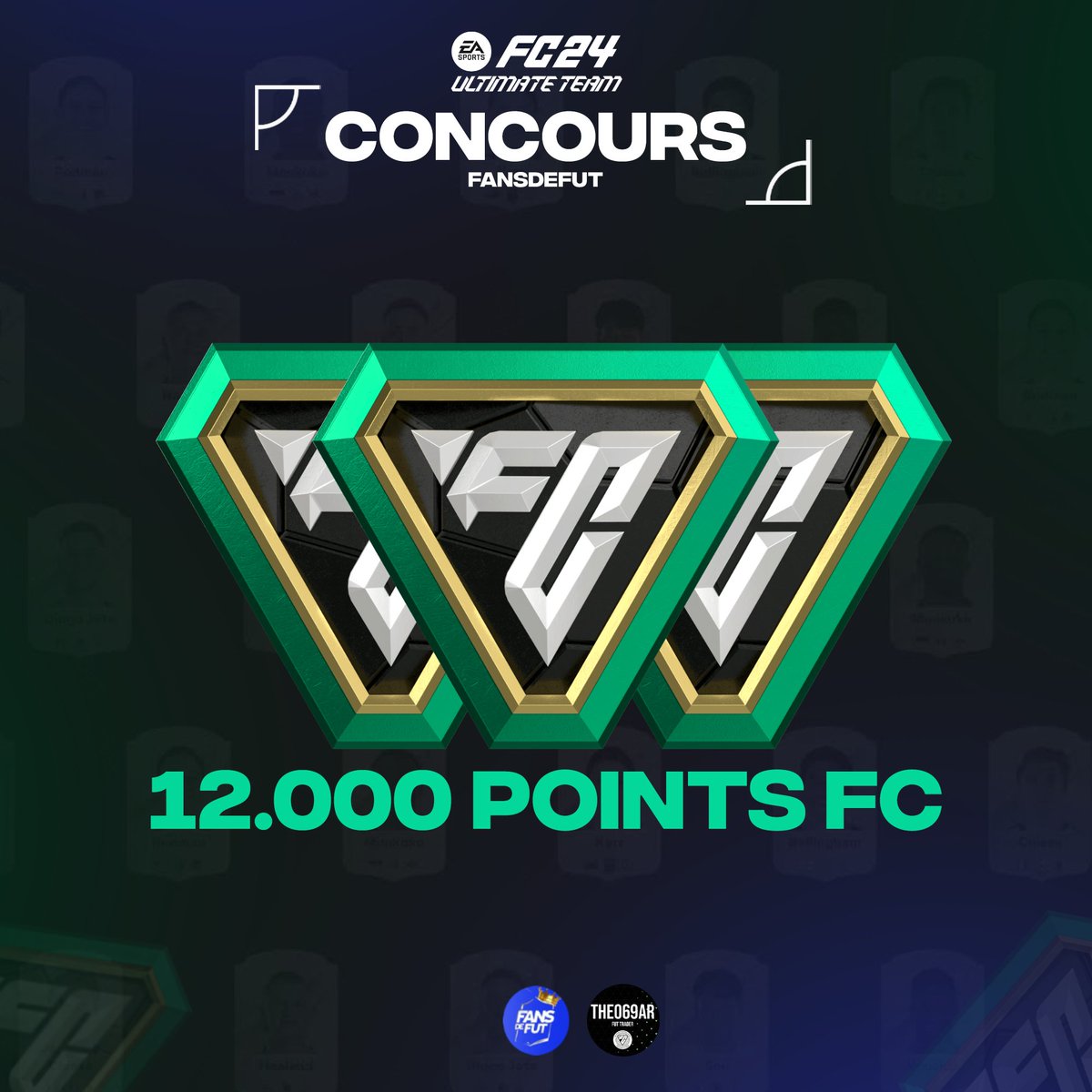 🚨 CONCOURS 100€ DE POINTS FC ( 12.000 POINTS FC toutes plateformes ) 🧨 - RT 🔄 - Follow @Theo69ar & @FansdeFUT ✅ - Tirage le 28 septembre ⏰
