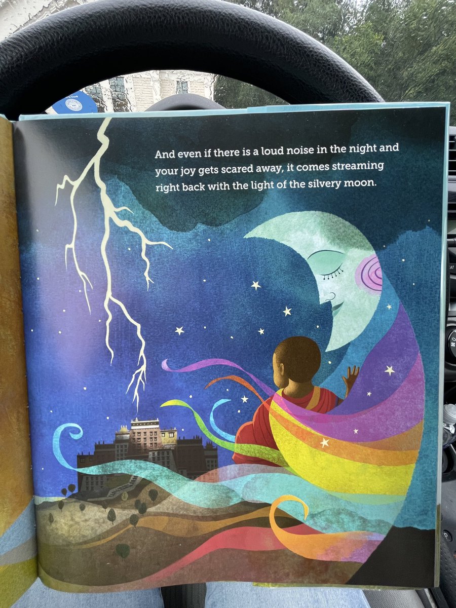 LeslieDiminnie's tweet photo. When you sit in the car reading a book you had on hold at the library b/c you can’t wait until you get home! Beautiful illustrations by @rafaellopezart! @randomhousekids @penguinrandom #thedalailama #archbishopdesmondtutu https://t.co/B6XEbPnGIS