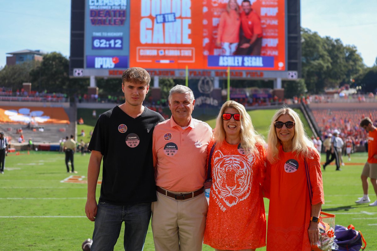 IPTAY's tweet photo. Today's  IPTAY Donor of the Game is Ashley Segal! In addition to supporting  Clemson student-athletes as an IPTAY member, Ashley serves as an IPTAY REP Program Team Captain. We are grateful for all you do, Ashley! 👏 https://t.co/rEa8aMjafi
