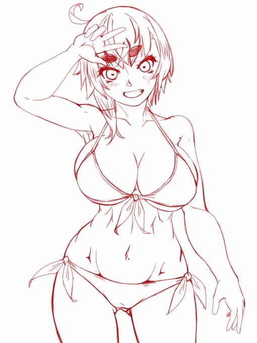 ラフ描いたので上げときます
#九嶺蓮歌 