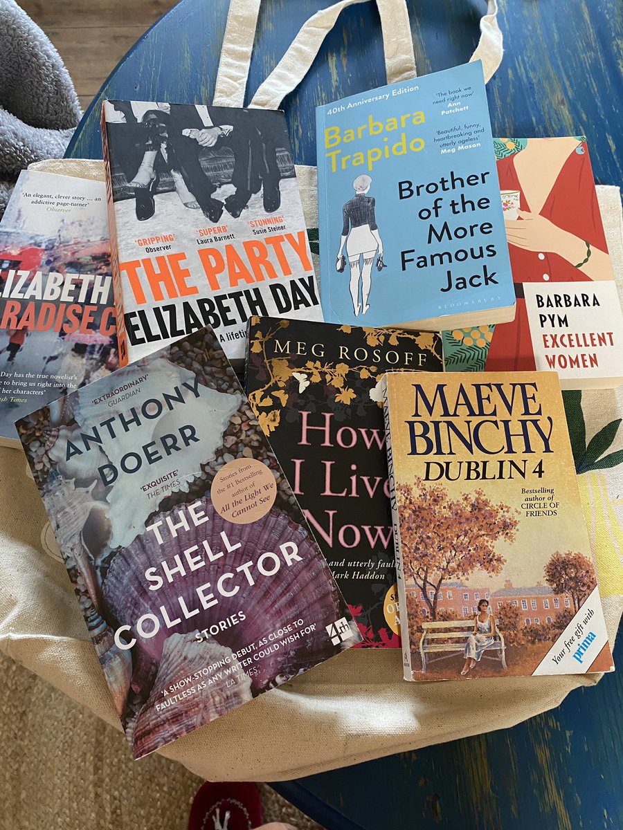 When you have a weekend away &amp; this is the second hand book haul you find 😍 <a href="/elizabday/">Elizabeth Day</a>