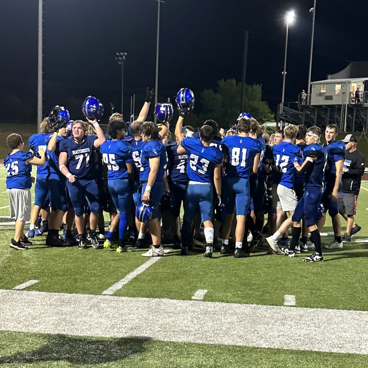 What a fantastic Homecoming game! Plattsmouth Blue Devils pulled out a victory against Beatrice 52-14. #PHShomecoming2023 #PlattsmouthPRIDE #PlattsmouthFootball #GoBlueDevils