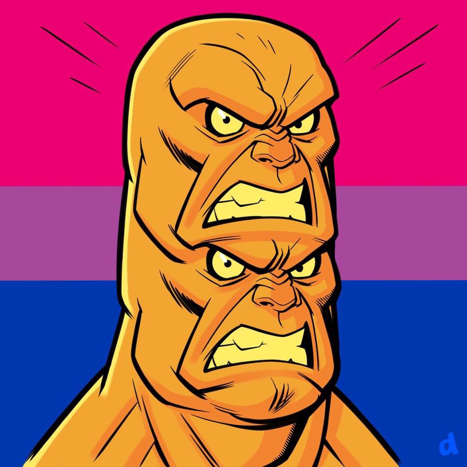 Happy #BiVisibilityDay from Hulk villain Bi-Beast. 🏳️‍🌈