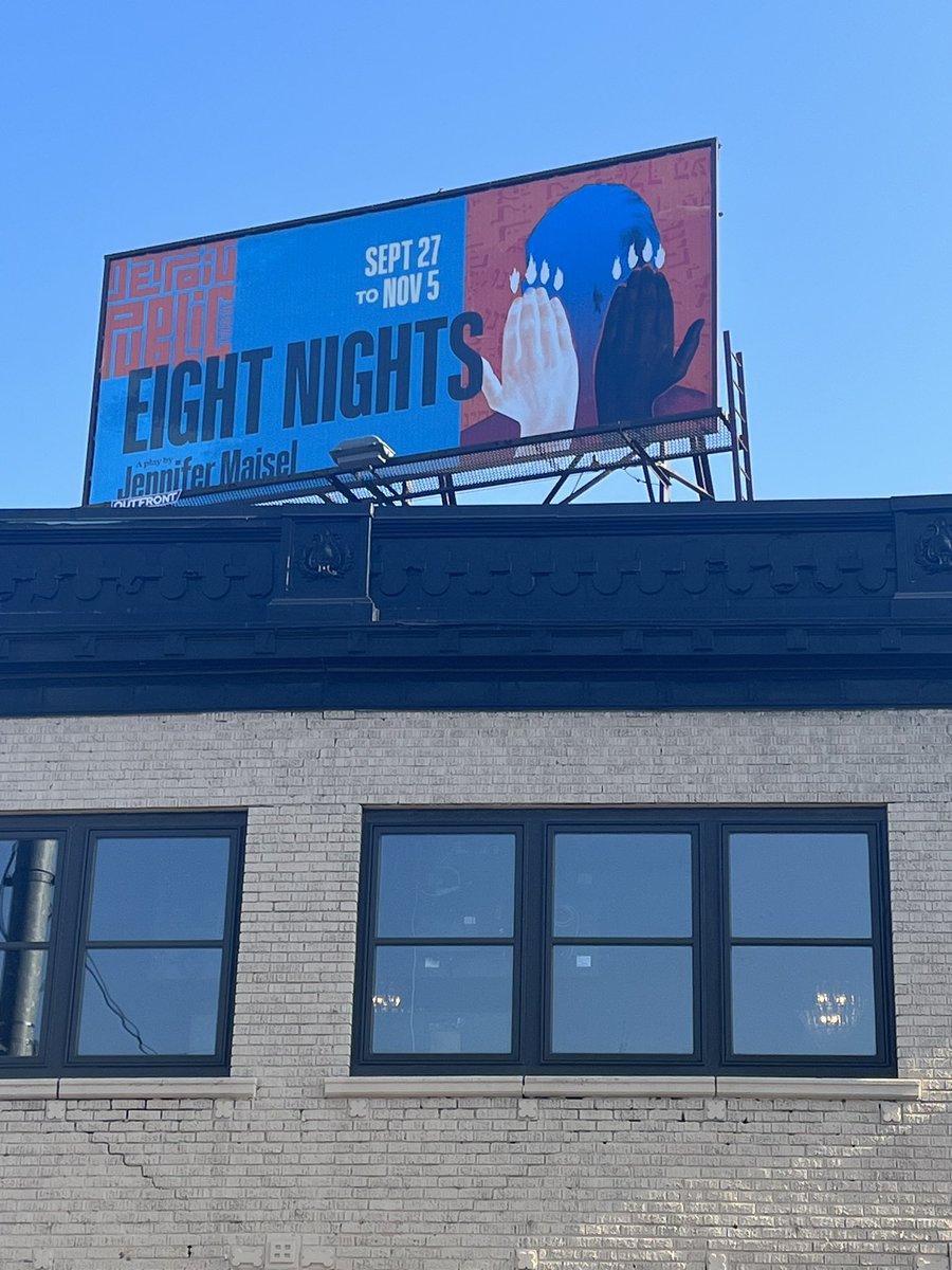 Billboard official. Come see #EightNights at @DetPubTheatre. I’ll be there opening night!