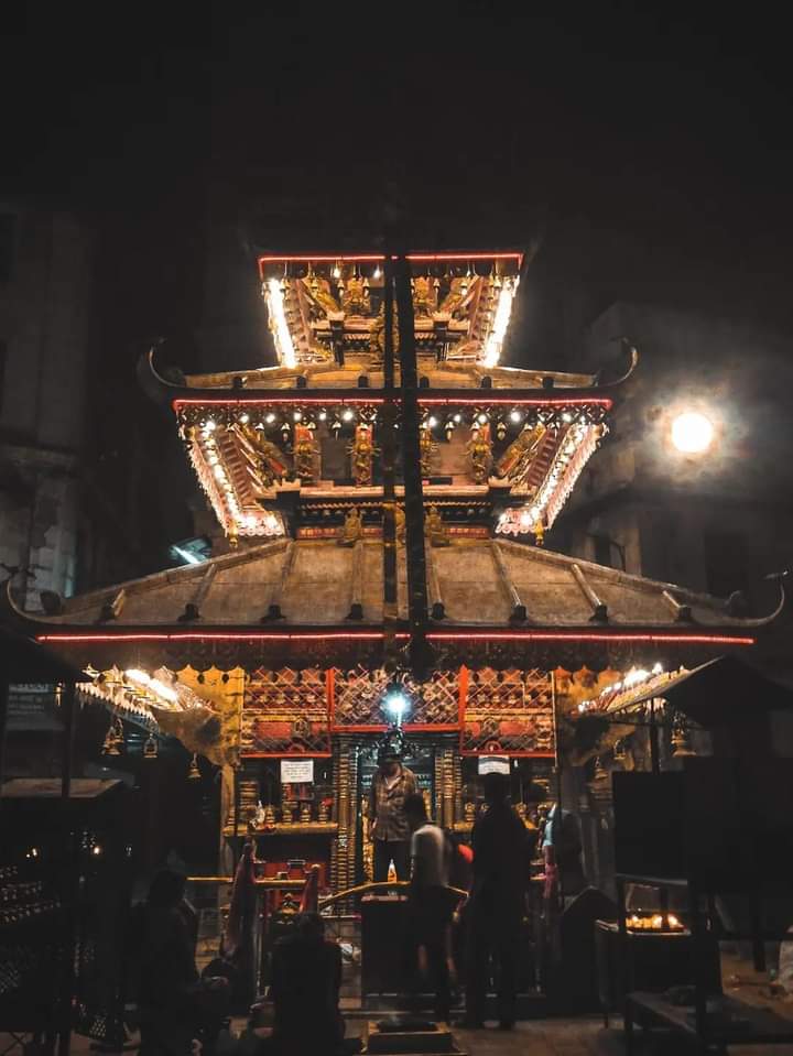 Beautiful Night view of Annapurna Ajima Temple. 🙏🕉

Pic.Ronit Prajapati