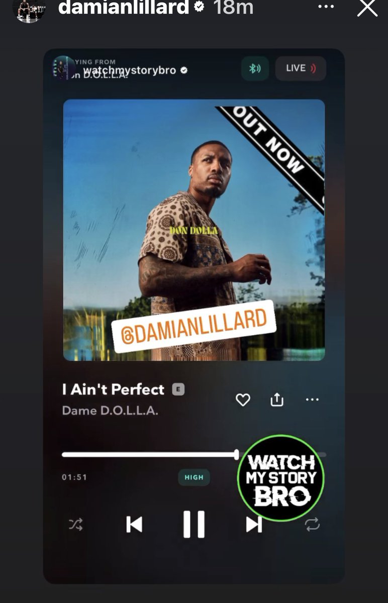 kimmyann1111's tweet photo. #DameDOLLA #DonDOLLA #DameLillard #DamianLillard #IAintPerfect https://t.co/XWs8MlL1hd