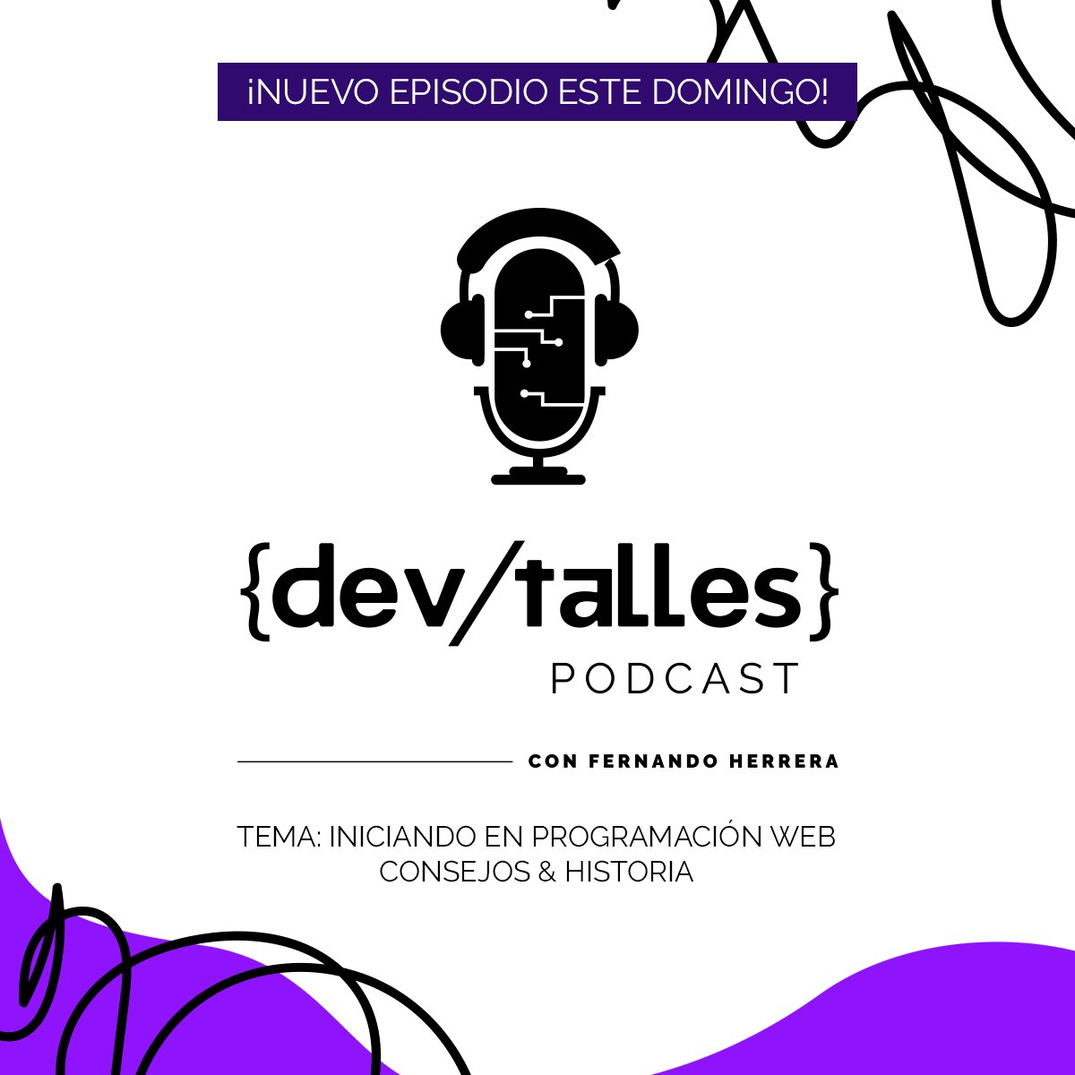 DevTalles's tweet image. 🎙️ ¡El domingo habrá un nuevo episodio del #DevTalles #Podcast con Fernando! Esperamos nos acompañen para escuchar cómo iniciarse en #ProgramaciónWeb, abrumador para novatos y expertos por igual
¡Disponible en los canales de costumbre! Más información en: anchor.fm/fernando-her85