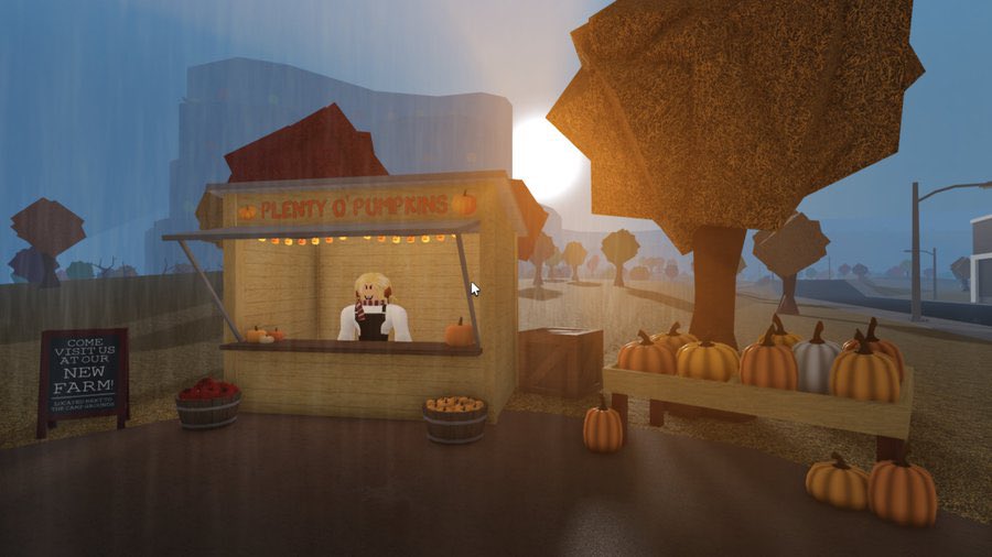 Basically Bloxburg 🎄 on X: Happy Fall! 🍂 The annual Halloween update is  just around the corner, are you excited? 🎃  / X