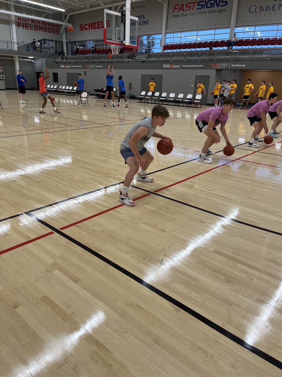 Mason Freimuth from Poynette putting in work this morning! #wisbb