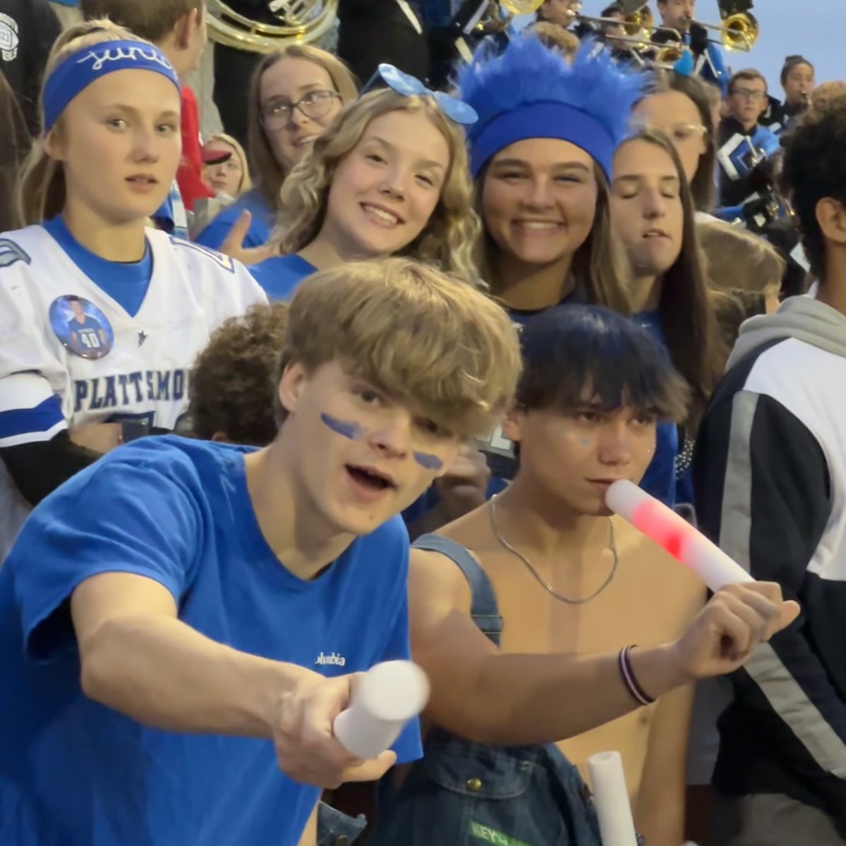 We have spirit yes we do! Thanks to our enthusiastic students and community for coming out and cheering on your team! #PHShomecoming2023 #PlattsmouthFootball #PlattsmouthPRIDE