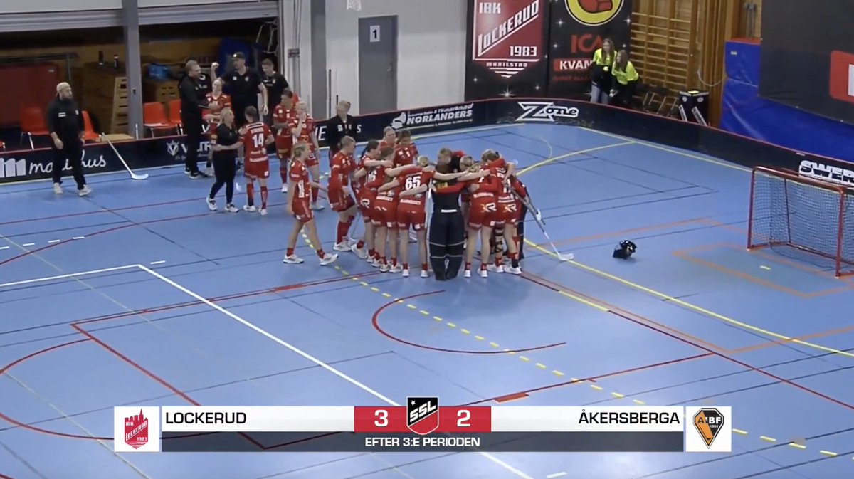 Lockerud vinner sin första match i #SSLse sedan 20 februari 2011 då Örebro besegrades med 5-3. 
4 598 dagar har gått sedan dess. 
Inte konstigt att det jublades.