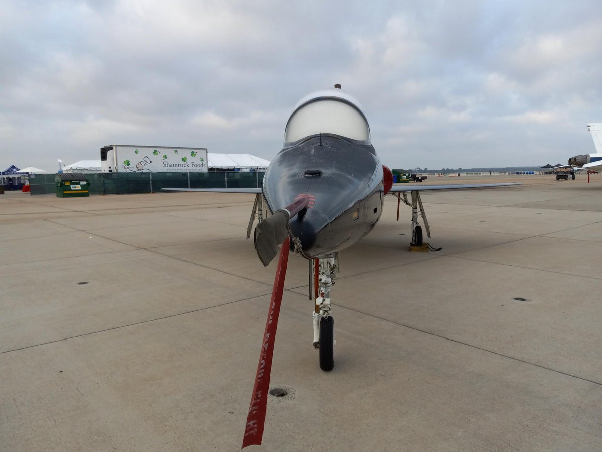 PeregrineDefen1's tweet photo. Sun keeps peaking through the clouds here at the #mcasairshow2023 Really great tech on display out here. Stop by our booth and tell Andy which aircraft you want to fly. https://t.co/DeBP8ZW4su