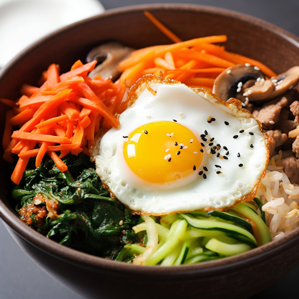 hellocinnamon_'s tweet image. Korean Bibimbap with Fried Egg

A delicious mix of white rice, crunchy veggies, topped with a fried egg, and all smothered in a savory, spicy sauce. What is your favorite Koran food?

Delicious recipes at hellocinnamon.com

#koreanbibimbap #koranfood #bibimbap #healthyfood