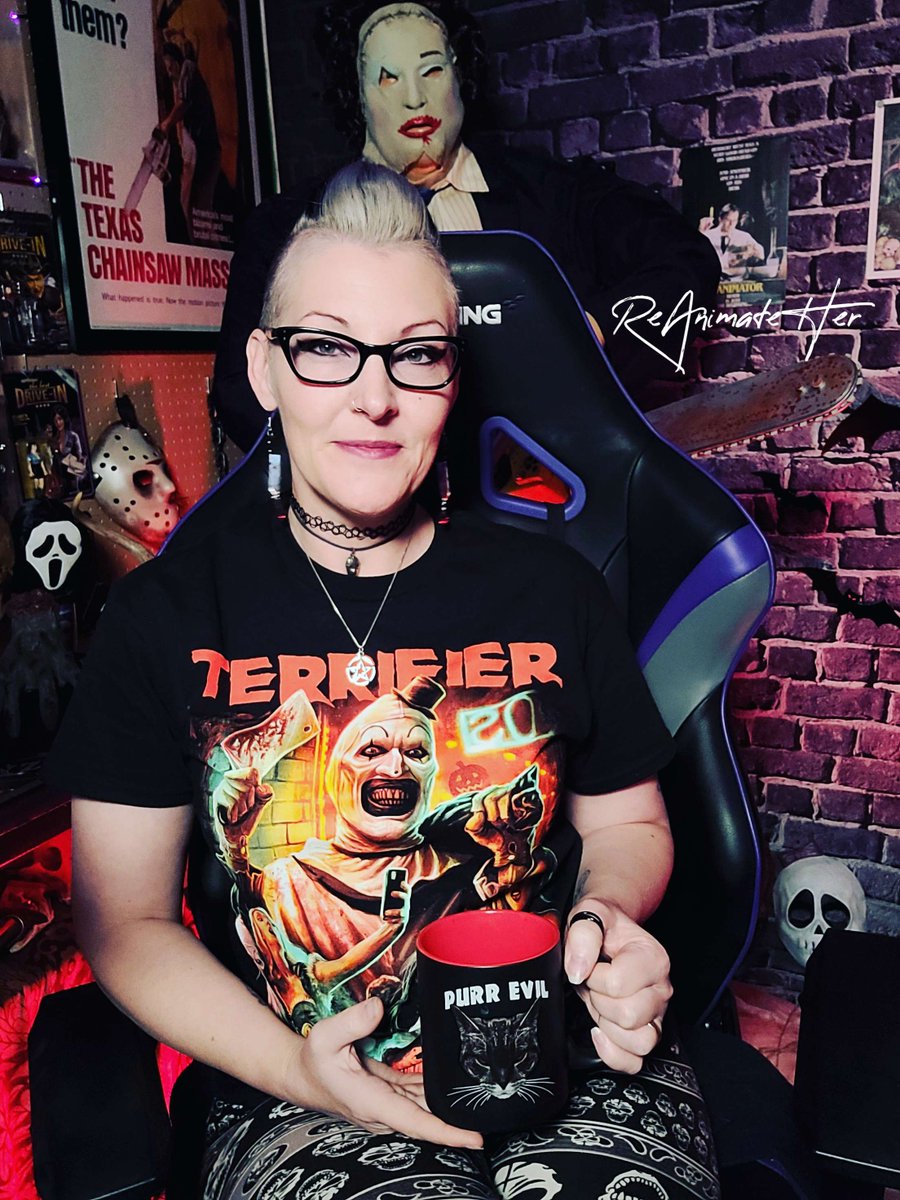 Ghoul Mourning 🩸 The Crypt gates are open, the BBQ &amp; Smoker are warming up. We are having some Coffee with our Screams today.

Let's see how many ears we can cut off today in <a href="/TXChainSawGame/">The Texas Chain Saw Massacre</a> 

Link in Bio 🔪🩸or go to #Twitch and search for me ReAnimateHer.