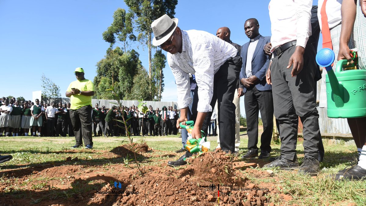 NationMediaGrp's tweet photo. We're excited to share that we've also planted trees at Racecourse Secondary School. Together, we're not only making a difference in education but also contributing to a greener and more sustainable future.

#BerlinMarathon2023 #CSR https://t.co/dx1VSBByux