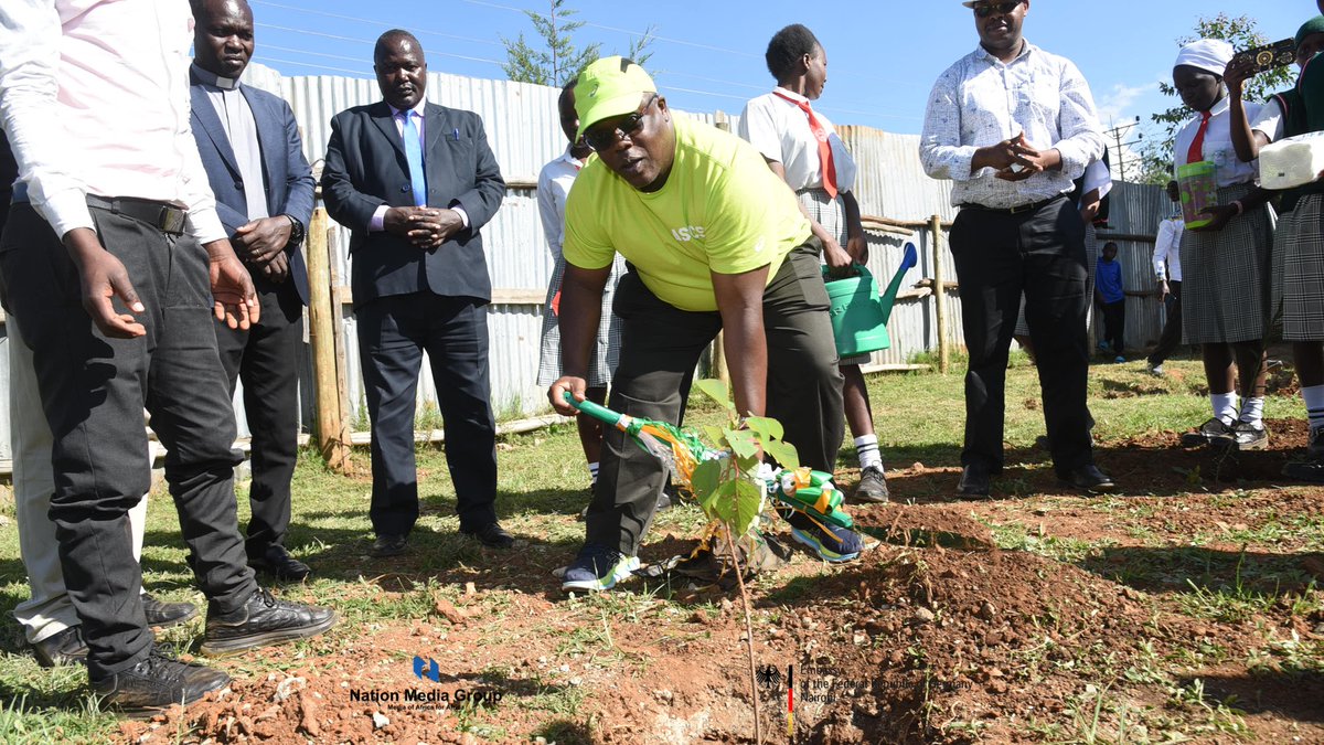 NationMediaGrp's tweet photo. We're excited to share that we've also planted trees at Racecourse Secondary School. Together, we're not only making a difference in education but also contributing to a greener and more sustainable future.

#BerlinMarathon2023 #CSR https://t.co/dx1VSBByux