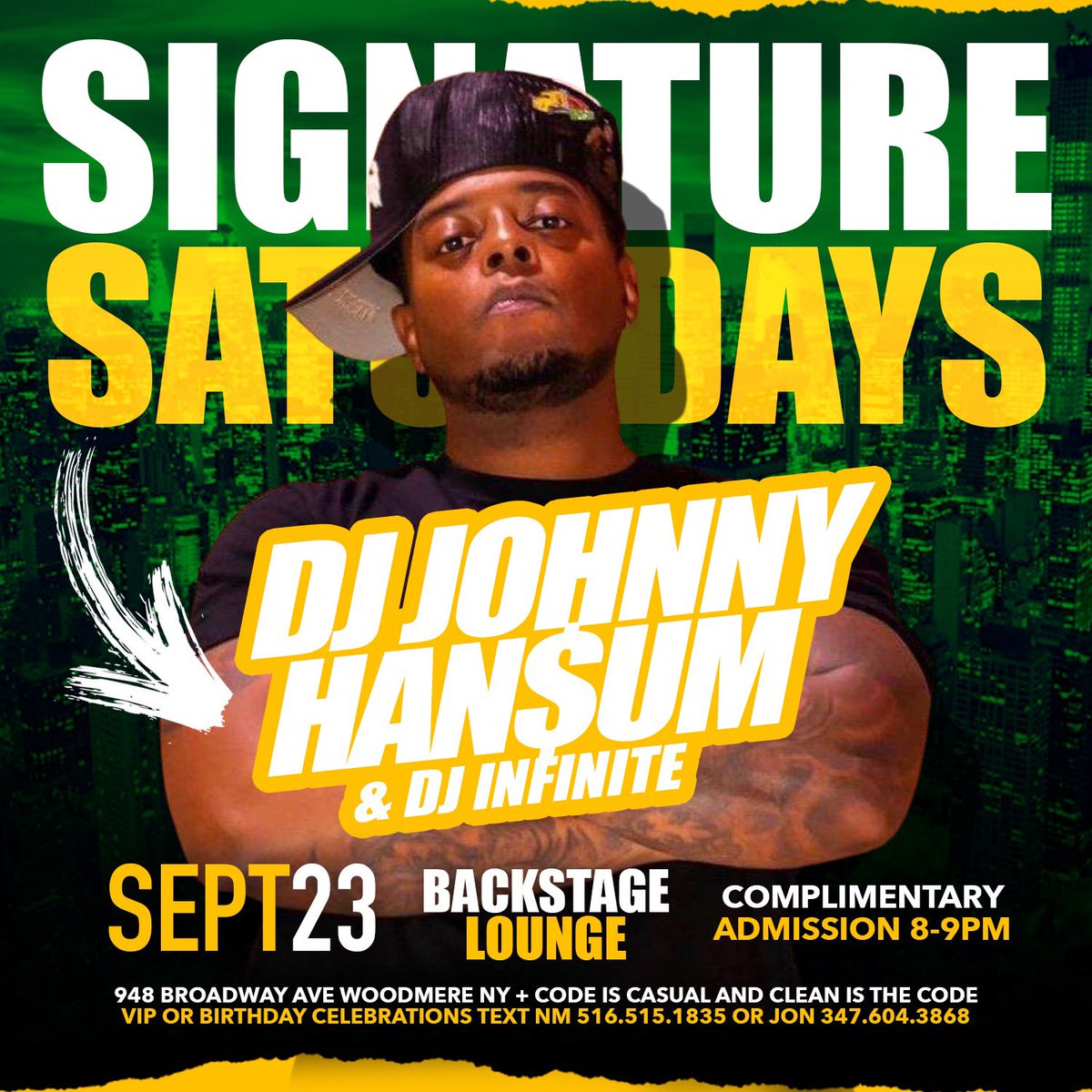DJJOHNNYHANSUM's tweet photo. This Evening #BackstageLounge 948 Broadway Woodmere, NY Food, Hookah, Drink & Bottle Specials Available #PullUp π₯π₯π₯ https://t.co/G9JA2VyESD