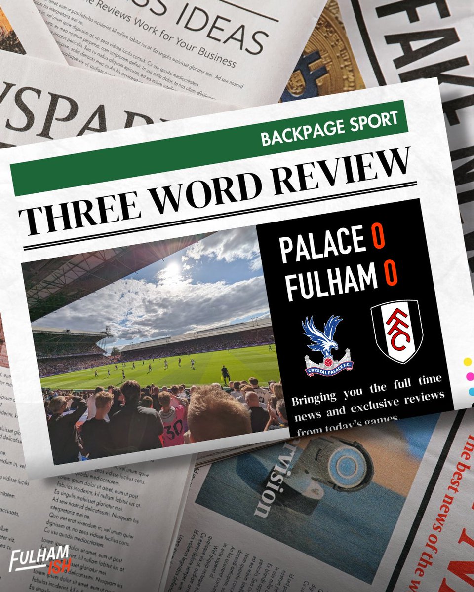 Fulhamish tweet media