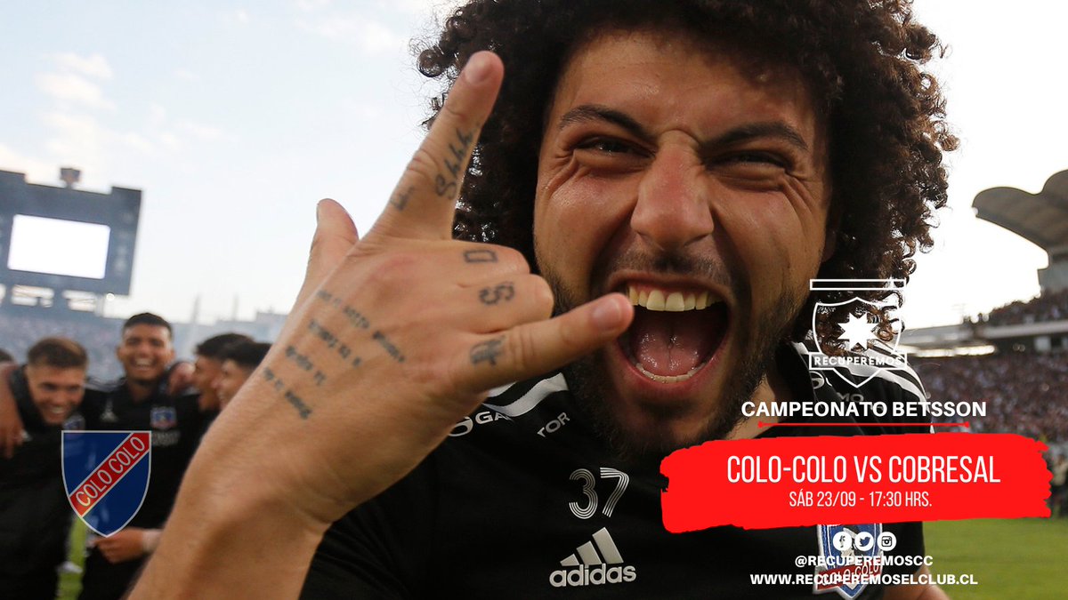 RecuperemosCC's tweet photo. CAMPEONATO BETSSON |  El Cacique vuelve a la carga y se enfrenta a Cobresal.  Sábado 23/09/2023.  17:30 Hrs.  Estadio Monumental. Recuerda comprar acciones y así recuperar el club de David. #VamosColoColo #recuperemoscc #colocolo https://t.co/QrzaO7dttv