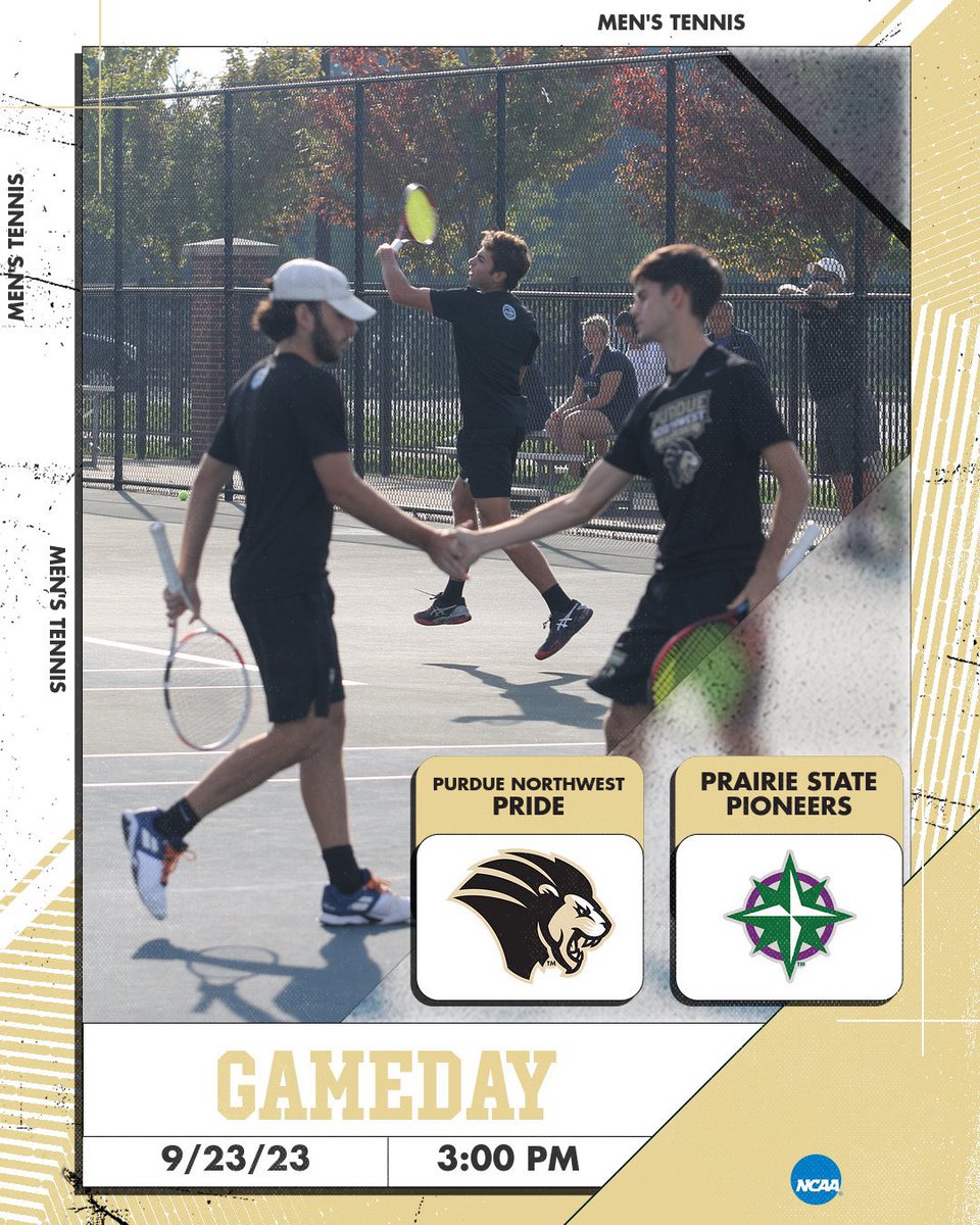 Purdue Northwest Pride (@pnwathletics) on Twitter photo 🚨GAMEDAY🚨
🎾 <a href="/PNW_Tennis/">PNW Tennis</a> 🎾
🆚: Prairie State College
📍: Chicago Heights, IL
👏: GOOD LUCK PRIDE
#RoarPride 🦁 🚨GAMEDAY🚨
🎾 <a href="/PNW_Tennis/">PNW Tennis</a> 🎾
🆚: Prairie State College
📍: Chicago Heights, IL
👏: GOOD LUCK PRIDE
#RoarPride 🦁