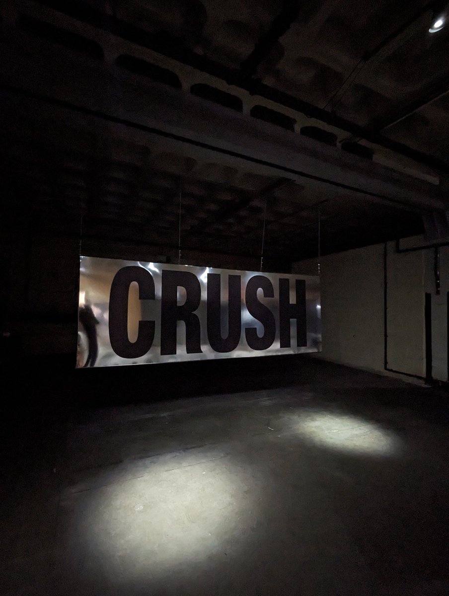 ShitChester's tweet photo. Art by Hannah Perry in the old market loading bay for @ChesterContemp https://t.co/PnzXJPPQG1