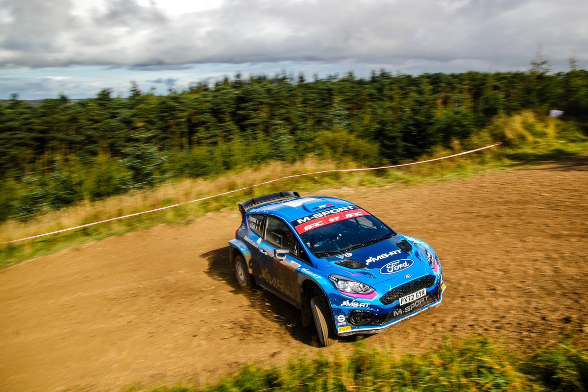 BRCrally's tweet photo. 🏆 Trackrod Rally Yorkshire Winners 🏆

Congratulations Adrien Fourmaux, Alex Coria and M-Sport who take their fifth #BRC win of the season!

This result also sees them crowned 2023 Motorsport UK British Rally Champions! 🍾 

Now to Filey... 👑 https://t.co/Axf13LPpuP