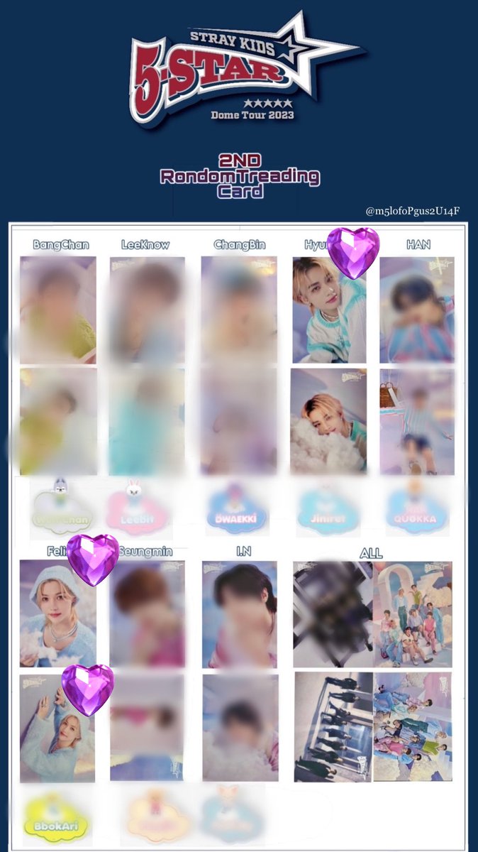 straykids スキズ ラントレ 交換
【️譲】画像1、2枚目
【️求】画像3枚目、過去ラントレ未所持ヒョンジン、フィリックス
💜優先

※郵送希望
条件の合う方よろしくお願いいたします！