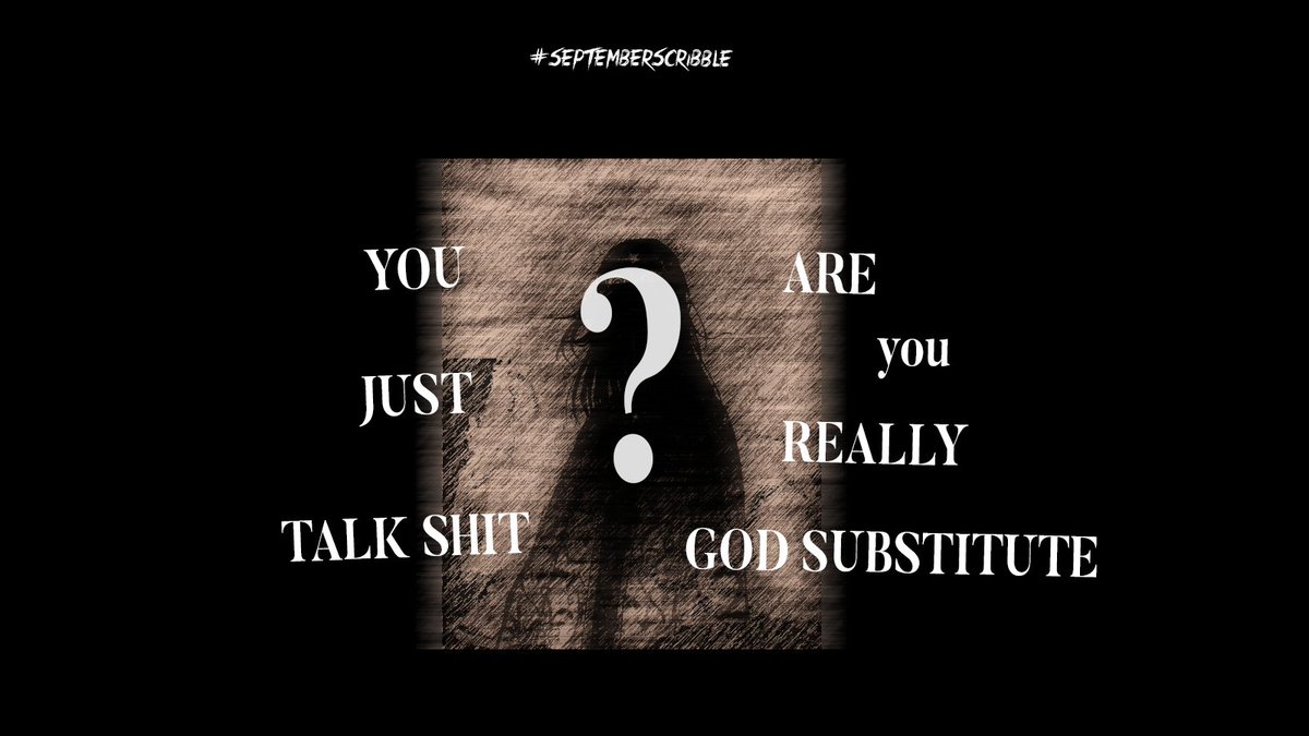 ㅤ

⸻⸻⸺ #SeptemberScribble : 𝟮𝟯
ㅤㅤㅤㅤㅤㅤThe mask, 
ㅤㅤㅤㅤㅤㅤpulling off your skin.

ㅤ